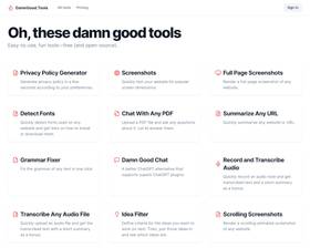 Damn Good Tools screenshot